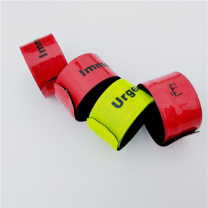 Khả Năng Hiển Thị Cao Cảnh Báo Phản Quang PVC Arm Snap <span class=keywords><strong>Slap</strong></span> Band Cho Trẻ Em - Product Image 1