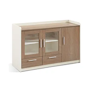 Wooden office furniture cabinet tea cabinet office furniture side tea filing cabinet coffee table design