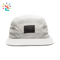 Gorra de nailon personalizada de 5 paneles, gorra Snapback de ala plana, gorra ligera para campamento, gorra ajustable con cierre a presión, visera para el sol, gorras de Surf