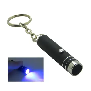 Aluminium UV Taschenlampe LED Ultraviolett Licht Taschenlampe Schlüssel bund Tasche Pen Light