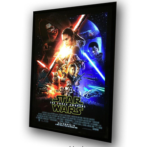 Boîte <span class=keywords><strong>à</strong></span> lumière LED en aluminium noir 27x40, cadre pour <span class=keywords><strong>affiche</strong></span> de film de cinéma - MEILLEUR RETOUR D'OPINION - Product Image 1
