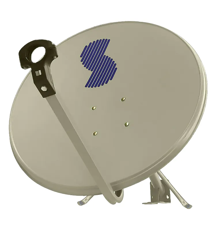 S forte antena de ganho/antena por satélite ku 60cm, venda quente