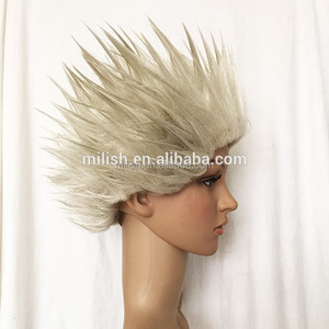 MPW-0392 carnaval fête déguisement de luxe punk <span class=keywords><strong>rockstar</strong></span> hérissés perruques - Product Image 4