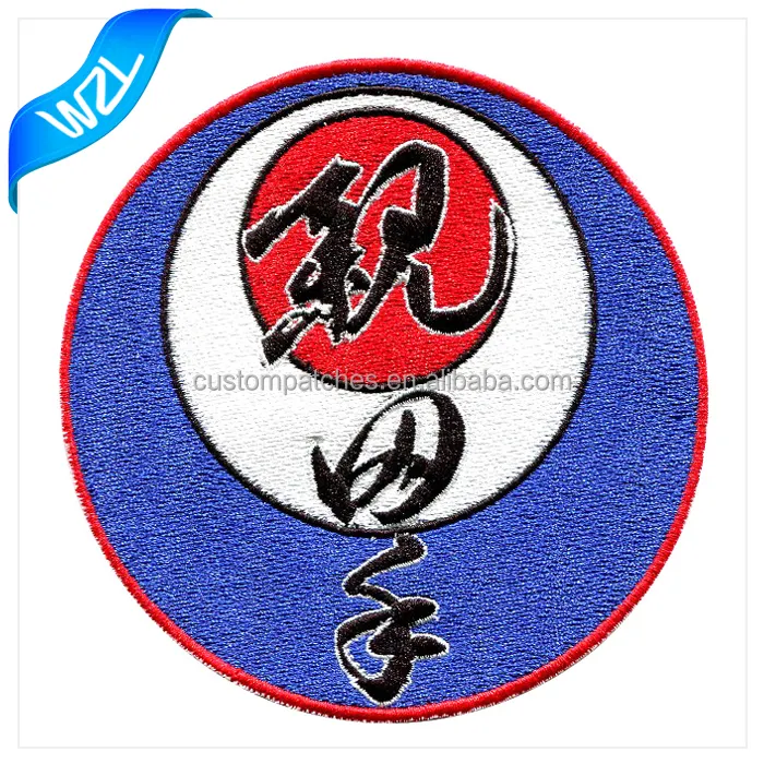 Remendo para arte marcial/jiu-jitsu, remendo bordado/design de logotipo personalizado