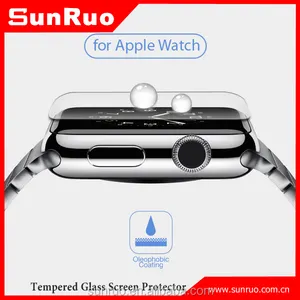 Kaymakam boyutu 0.2mm 9h ultra ince temperli cam ekran koruyucu/için ekran filmi elma izle