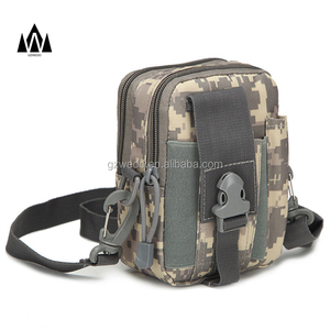 Borsa a <span class=keywords><strong>Tracolla</strong></span> Piccola da <span class=keywords><strong>Uomo</strong></span>, Borsa Tattica EDC, Borsa Porta Attrezzi per Esterni con Cinghia per Escursionismo e Viaggi - Product Image 3
