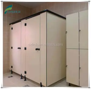 Fumeihua Partisi Toilet Publik Termasuk Pembagi/Pintu Toilet/Pilaster