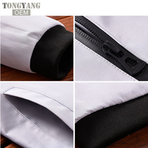 TONGYANG nouveau printemps été automne hommes vestes et manteaux mince Slim Fit Bomber vestes - Product Image 5