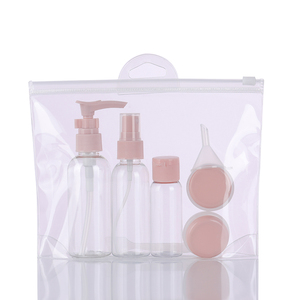Ensemble de flacons de <span class=keywords><strong>voyage</strong></span> en plastique PET pour cosmétiques, fournisseur d'<span class=keywords><strong>avion</strong></span>, 100 ml - Product Image 1