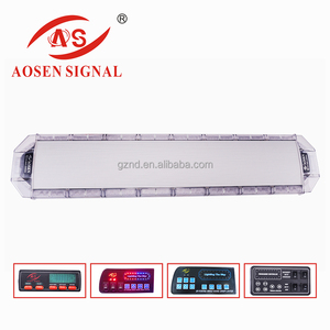 Federal Signal Ambre Flash D'application de la Loi En Aluminium Cas De Voiture Strobe Led Lumière Bar - Product Image 6