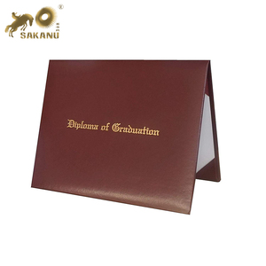 Paper <strong>Material</strong> <strong>Certificate</strong> Cover Imprinted &quot;Diploma <strong>of</strong> Graduation&quot; Smooth Diploma Cover 8.5&quot; X 11&quot; - Product Image 3