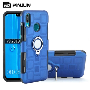 Funda trasera con soporte de anillo de montaje para coche, diseño resistente, para <span class=keywords><strong>Huawei</strong></span> y9 <span class=keywords><strong>2019</strong></span> Nova <span class=keywords><strong>9</strong></span> 10 Pro Y90 Y60 Y70 Plus <span class=keywords><strong>9</strong></span>/8 Se P50 - Product Image 2