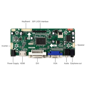 HDMI DVI VGA AUDIO LCD de trabajo de la Junta para interfaz LVDS 12,5 pulgadas/13,1 pulgadas/13,4 pulgadas 1366x768 pantalla LCD - Product Image 3