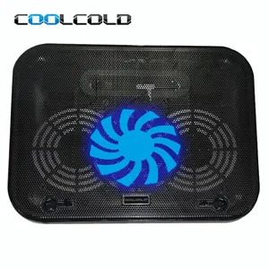 Gadget mais novo 15,6 polegada laptop cooler pad portátil grande ventilador led laptop cooling stand