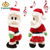 Lustige Musical Weihnachten Santa Claus Elektronische Twisted Wiggle Hüfte Spielzeug