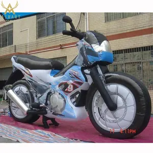 Modelo inflável real da motocicleta anúncio z055