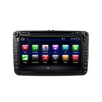 Vente en gros 2 Din 8 pouces Lecteur multimédia DVD de voiture GPS Navigation Autoradio pour Passat Polo Tiguan B6 /SEAT Leon 2 Altea Toledo Skoda