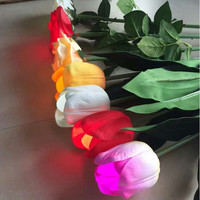 Luminaire à LED pour support de fleurs de roses pour décoration de jardin et de cour Éclairage paysager décoratif en plastique pour Noël