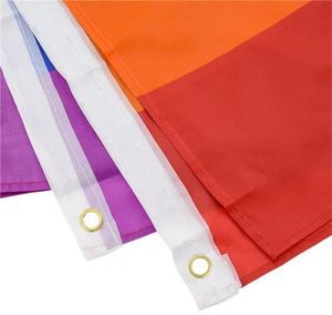 3x5ft bandera del arco iris bandera del poliester La Paz lesbiana del orgullo Gay LGBT con ojales/bandera del poliester para - Product Image 2