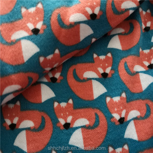 Tela estampada de algodón orgánico con estampado personalizado - Product Image 3
