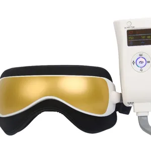 Vibreação inteligente de multifrequência, pressão de ar e massageador de olhos de compressão quente