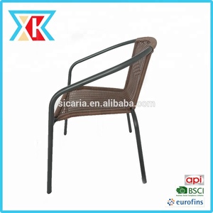 Silla de mimbre redonda con diseño de moda para muebles de exterior - Product Image 2