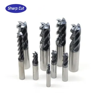 M16*16D*150L 4Flutes Micro Grain Solid Milling Carbide Coated Center Drilling Bit End Mills Drill Bit