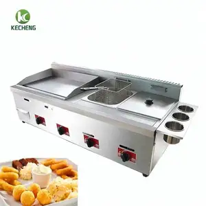 Automatique de panier de friteuse/friteuse à gaz industrielle/propane friteuse