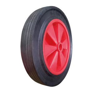 Roue en caoutchouc solide en mousse de polyuréthane de 12 pouces pour chariot à main, chariot, tondeuse à <span class=keywords><strong>gazon</strong></span>, épandeur, chariot, poussette - Product Image 5