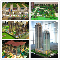 Alta calidad edificio arquitectónico escala de paisaje modelo para la venta