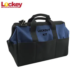 Bảo Trì Hiệu Suất Cao Blue Black Portable Safety Lockout Tool Bag