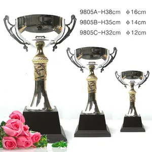 Medallas y Copa de trophie, la más nueva venta de buena calidad copa de trofeo grande de plata