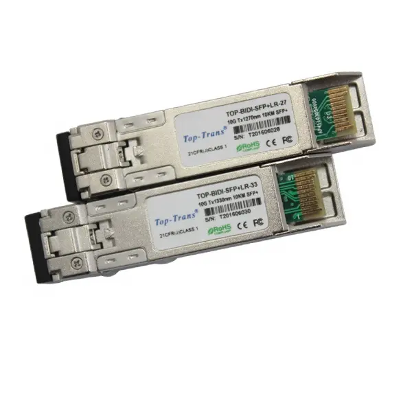 SFP + 10Gミニgbic 10km 20km 10Gbps BIDISFPトランシーバー