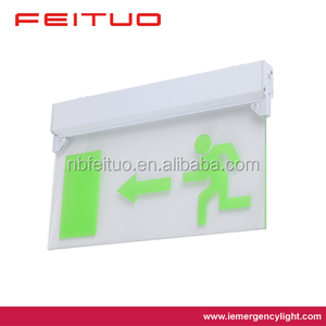 Letreros de seguridad con carga contra incendios, luz de salida de emergencia, Iluminación comercial e industrial, señales de salida con certificación CE, LE297 - Product Image 5