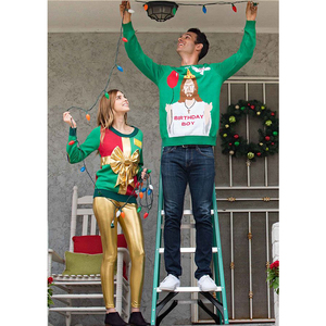 Halloween Frock Santa Claus Costume Party Pullover Long Sleeve Knitted Wholesale Ugly <strong>Christmas</strong> <strong>Sweater</strong> for <strong>Women</strong> Men - Product Image 5