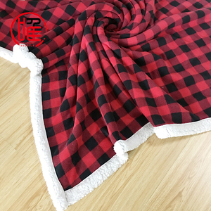 Tùy Chỉnh Giáng Sinh Ngày Valentine Sọc Kiểm Tra In Ấn Ấm Sherpa Kẻ Sọc Lông Cừu Ném Tartan Chăn Trong Số Lượng Lớn - Product Image 5