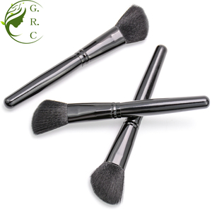 Pinceaux de maquillage <span class=keywords><strong>Kabuki</strong></span>, poils synthétiques, simples, plats, coudés, bon marché, poudre de maquillage, Blush, Contour - Product Image 6