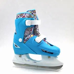 Pvc/Pu Verstelbare Schaatsen Kleurrijke Groothandel Ice Skate Schoenen
