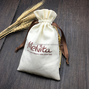 Sacs en coton <span class=keywords><strong>et</strong></span> <span class=keywords><strong>lin</strong></span> personnalisés en gros, impression sérigraphique, caractéristiques <span class=keywords><strong>de</strong></span> sécurité, fermeture à cordon pour cosmétiques, huiles essentielles - Product Image 2