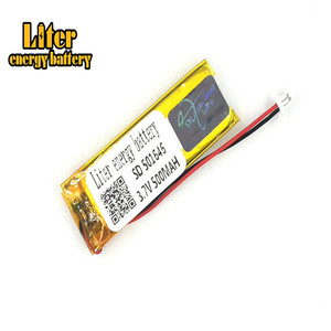 Plug 1.0-2 P 3.7 V 501646 500 mah small lipo battery rechargeable Li-ion battery - Product Image 3
