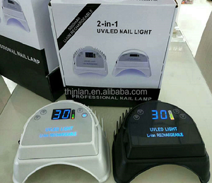 Profesional baterai bertenaga 64 watt uv nail pengering kuku dipimpin lampu nirkabel