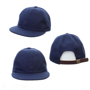 Giá rẻ da dây đeo hat 100% cotton tùy chỉnh underbrim cap không có cấu trúc snapbacks - Product Image 2