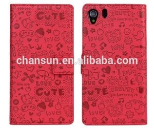 mágico de <span class=keywords><strong>hadas</strong></span> patrón monedero de la pu funda de piel para sony xperia z1 l39h - Product Image 2