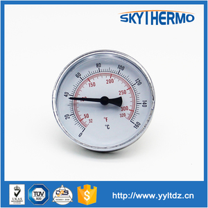 Termômetro de Vapor de Alta Temperatura com Mostrador Redondo Pequeno - Product Image 2