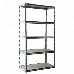 Low price DIY light storage shelf rack, slotted angle iron rack