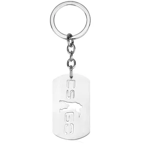 CS GO Stainless Steel Key Chains For Men Male Keying Porte Clef Chaveiro Backpack accessories CSGO Keychains