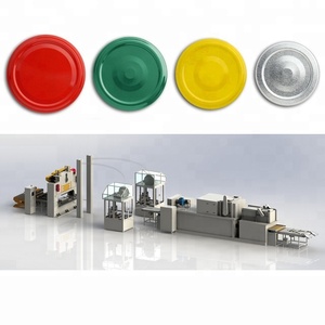 Macchina per la Produzione di Coperchi in Metallo da 38mm per Bottiglie in Vetro con Chiusura a Vite - Product Image 2
