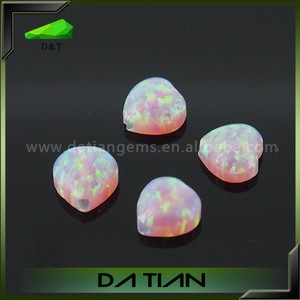 Australia ópalo laboratorio de piedras preciosas para <span class=keywords><strong>la</strong></span> joyería al por mayor en forma de corazón set - Product Image 4