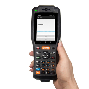 Di động Vé Kiểm Tra Cầm Tay PDA đầu đọc Mã Vạch android với tích hợp máy in nhiệt - Product Image 3