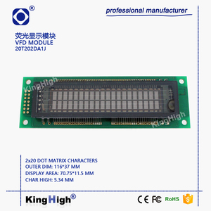 KH202SD58R1-M hiển thị VFD hai dòng tương thích với mô-đun VFD m202sd16la 20t202da1j - Product Image 2